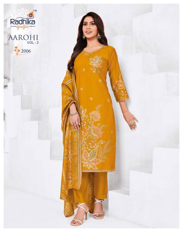 Radhika lifestyle aarohi vol 2 Kurti wholesale shop in Kolkata